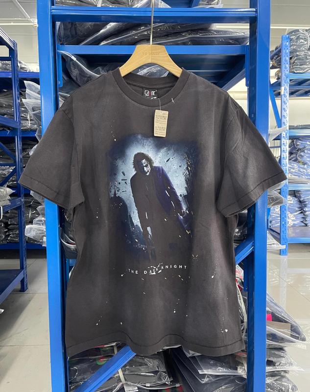 高品質 SAINT MICHAEL ICON ウォッシュ加工 オールド半袖 アメカジ レトロ プリント カップル Tシャツ 男女兼用|undefined