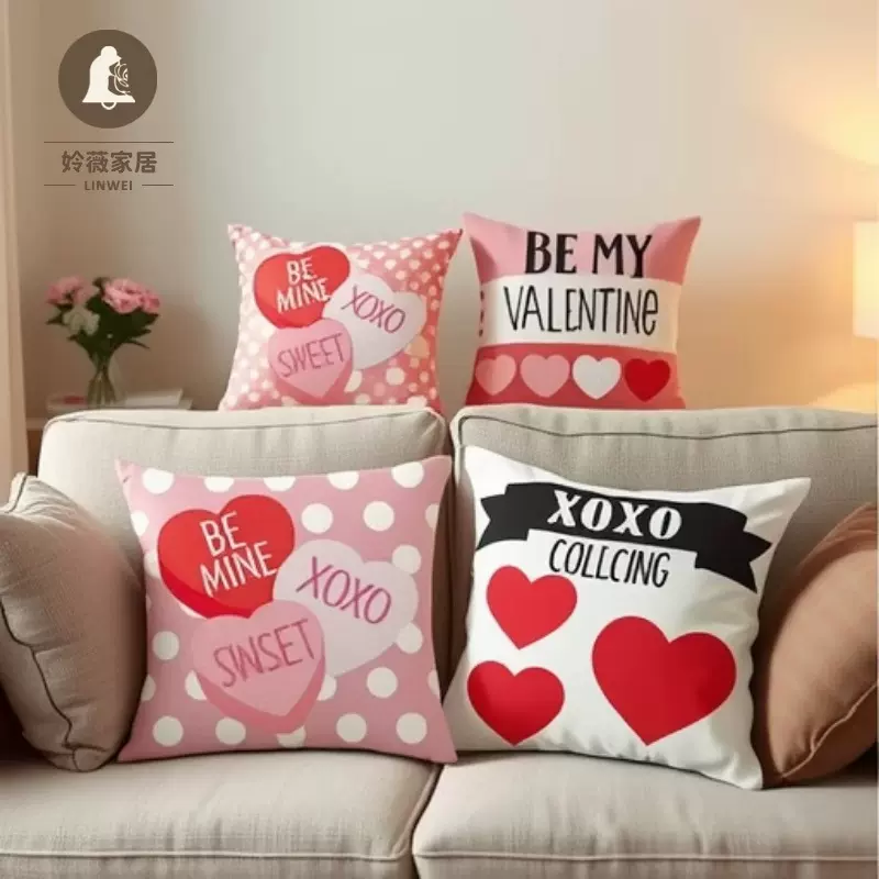 temu跨境亚马逊民族复古抱枕套靠垫套春夏季枕套靠枕来图做货现货