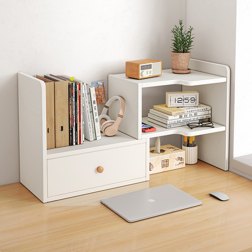 G3YN Desktop Bookshelf Desk Organizer Storage Rack Dorm Study Desk Multi-layer Small Shelf Stand