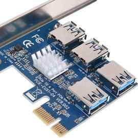 1套 图片色 塑料＋金属 PCIe 1 至 4 PCI Express 16X 插槽转接卡
