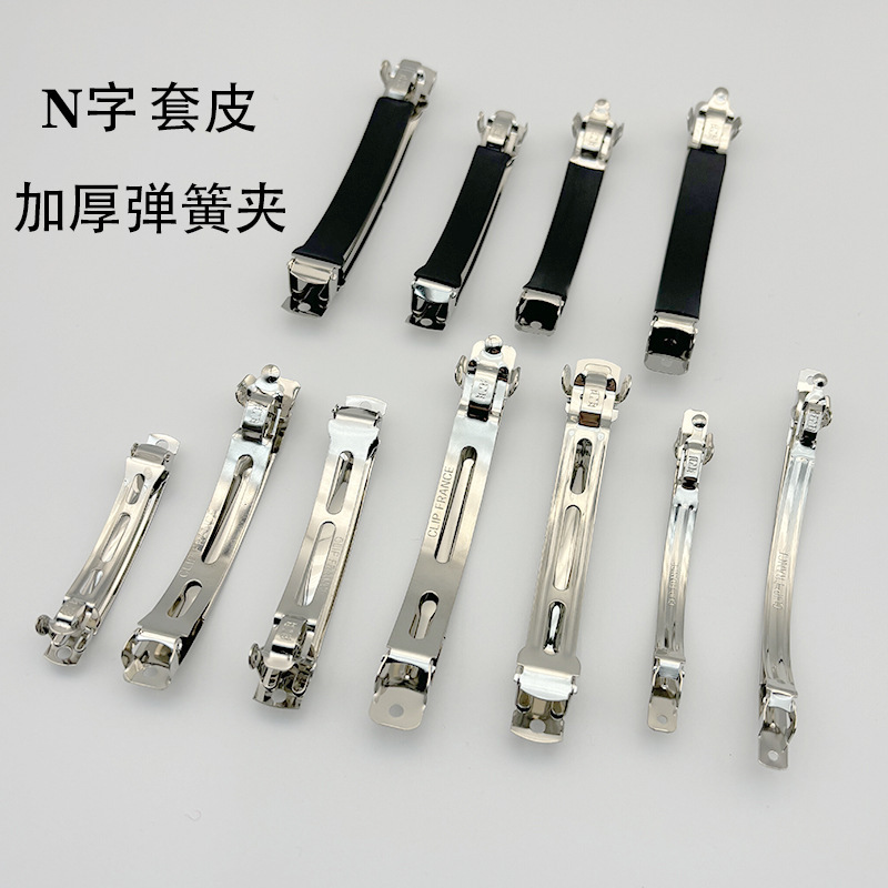 Korean Spring Clip 8Cm10Cm Hair Clip Women's Bottom Clip Handmade Bow DIY Hair Accessories Jewelry Headwear Accessories Material