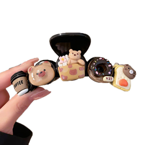 Korean Dongdaemun Shark Claw Clip 2025 Hairpin Women's Updo Back-of-the-Head Hairpin High-end Style Hair Accessories Headwear