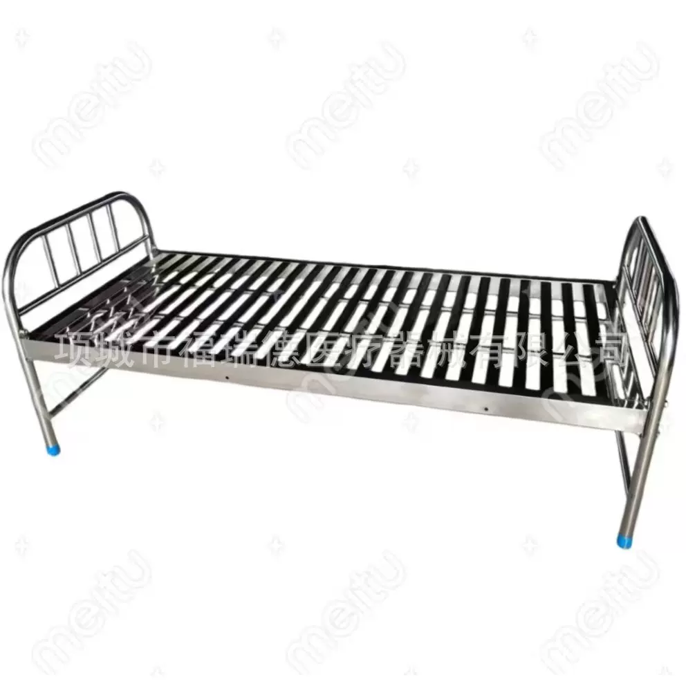 全不锈钢加厚平型病床 精神病床 平板床 代加工医用不锈钢病床