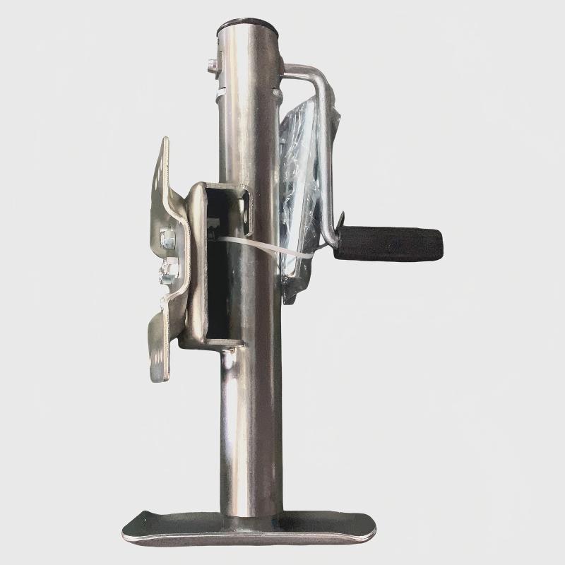 Venta caliente exterior de 6 pulgadas remolque americano Jack 1200 libras galvanizado lado sacudida rueda guía RV