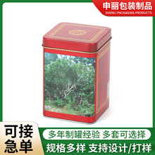 马口铁方罐带盖包装盒子 喜糖包装大号扁圆长方形收纳盒空盒