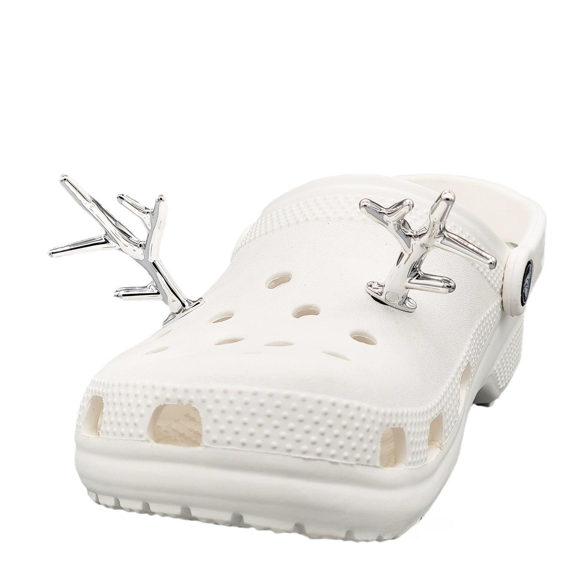 Crocs, рождественская обувная пряжка, разноцветный аксессуар