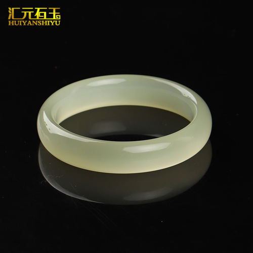 Afghan Sky-blue Ice Jade Silk Beauty Bracelet, Wide Striped Silk Jade Narrow Strap Bracelet, A Grade Wholesale