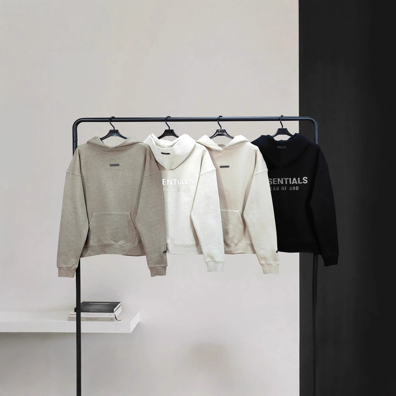 Ess Autumn and Winter New Fleece Sweatshirt American Casual High Street Fashion Brand Youthful Metal Texture Printed Hoodie for Men Ess Autumn and Winter New Fleece Sweatshirt American Casual High Street Fashion Brand Youthful Metal Texture Printed Hoodie for Men
