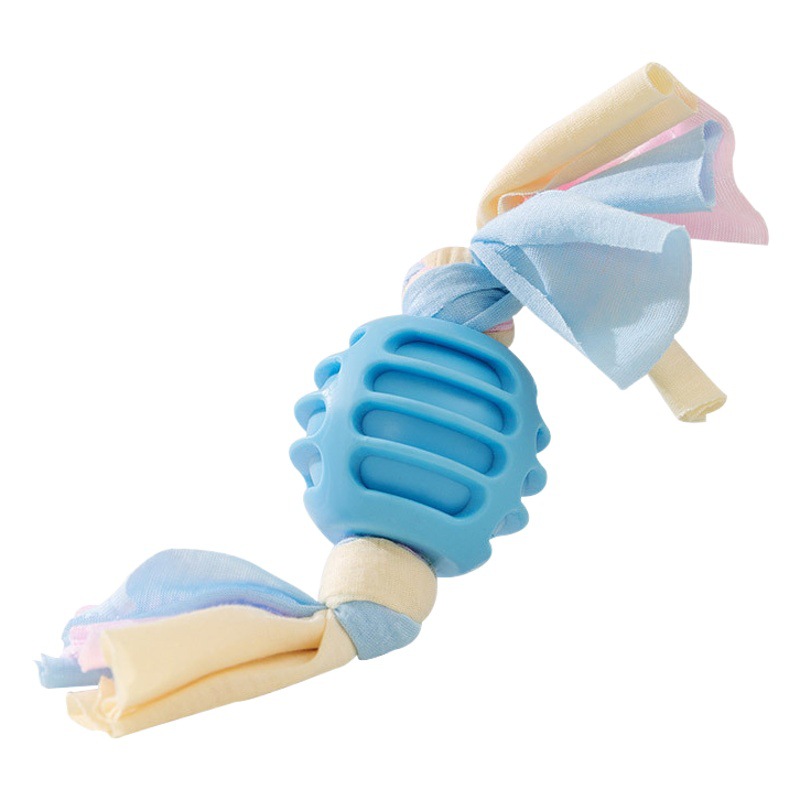Mascota perro Candy serie de juguete molar resistente a la mordedura auto-Hola aliviar congestionado lavable juguete Shiba Inu Samo perro de juguete