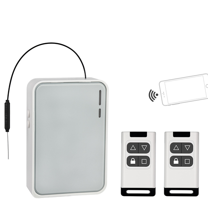 手机APP管状控制器 小程序蓝牙控制卷闸门 远距离手机手柄两用