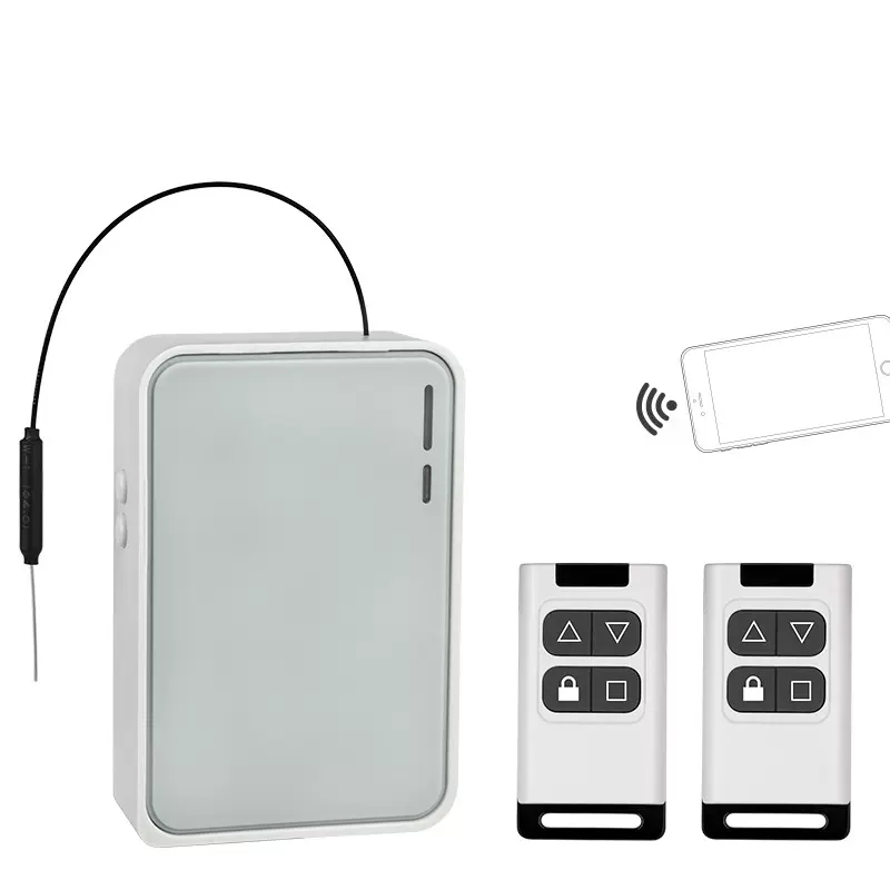 手机APP管状控制器 小程序蓝牙控制卷闸门 远距离手机手柄两用