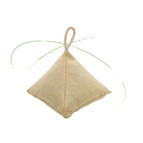 Amazon foreign trade pyramid charcoal bag to absorb formaldehyde odor household car activated bamboo charcoal bag bamboo charcoal bag