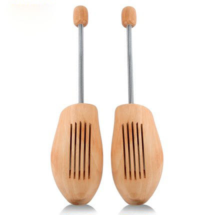 Dispositivo de soporte de zapatos de madera maciza de Primavera de suministro Lotus Wood soporte de zapato ajustable expansor antiarrugas que forma zapato de madera último