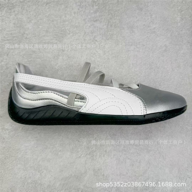 莆田オリジナル PM 共同ブランドロートップメッシュレーシングシューズ夏通気性ロングタンゴシューズスポーツシューズバレエシューズ