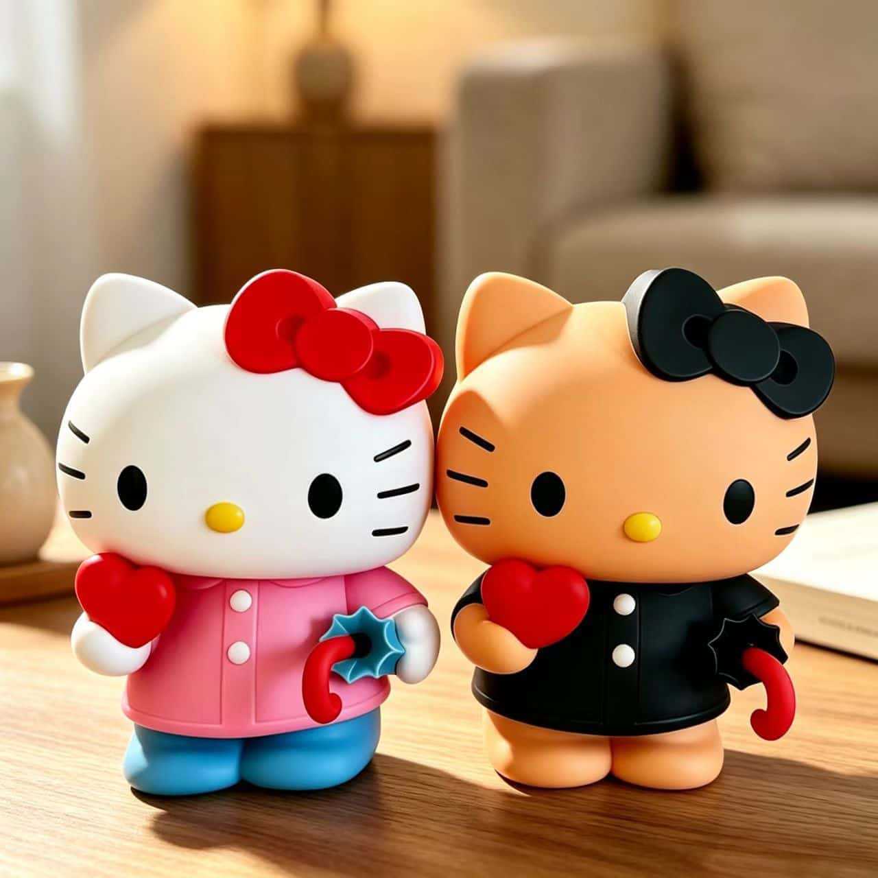 HelloKitty凯蒂猫搪胶储蓄罐摆件可爱卡通存钱罐儿童礼物桌面装饰