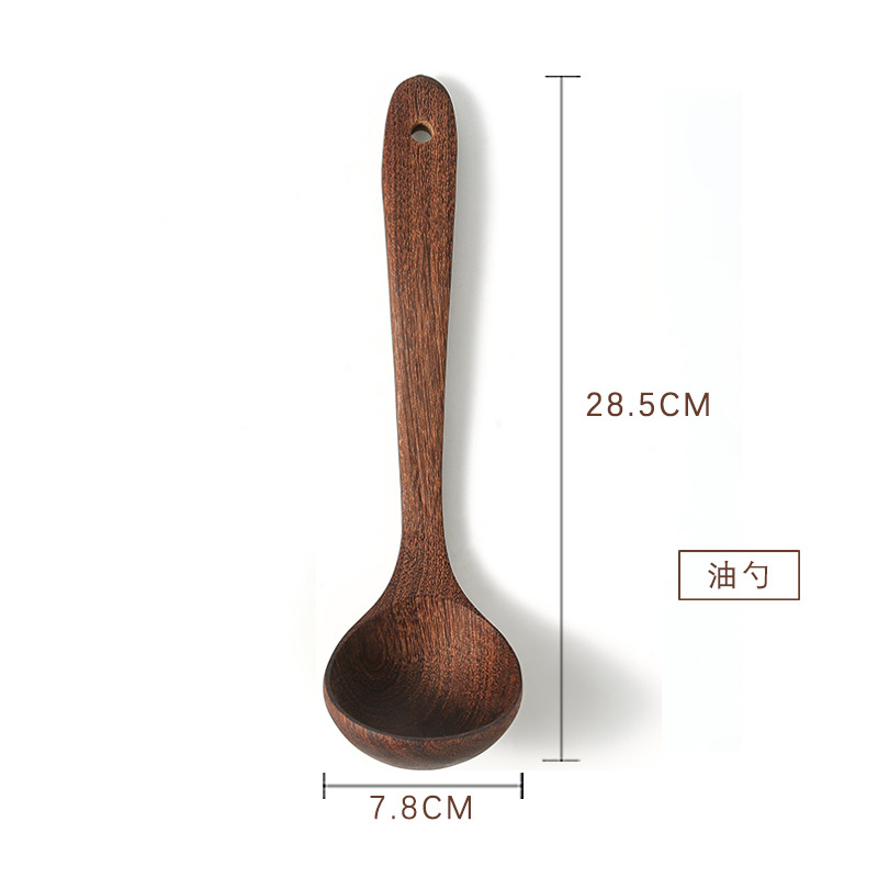 닭 날개 나무 기름 숟가락 (28.5cm * 7.8cm)