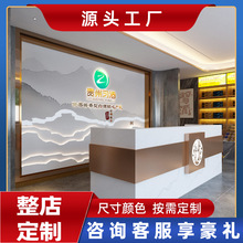 贵州习酒专卖店展示柜定制高端白酒展柜酒鬼酒墙柜高柜形象墙柜