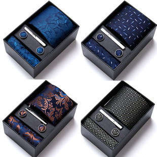 Factory spot men's tie gift box suit formal business wedding work group shirt accessories summer New