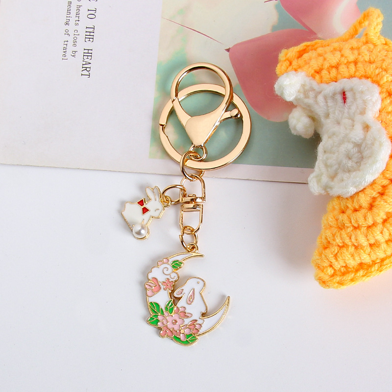 Moon pink rabbit