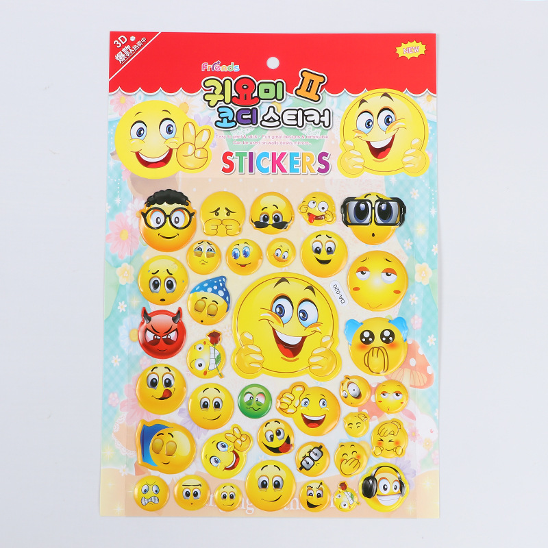 Fabricante de pegatinas de PVC de dibujos animados, pegatinas de burbujas estéreo decorativas para niños, pegatinas de recompensa 3D para niños y niñas, listas para uso educativo