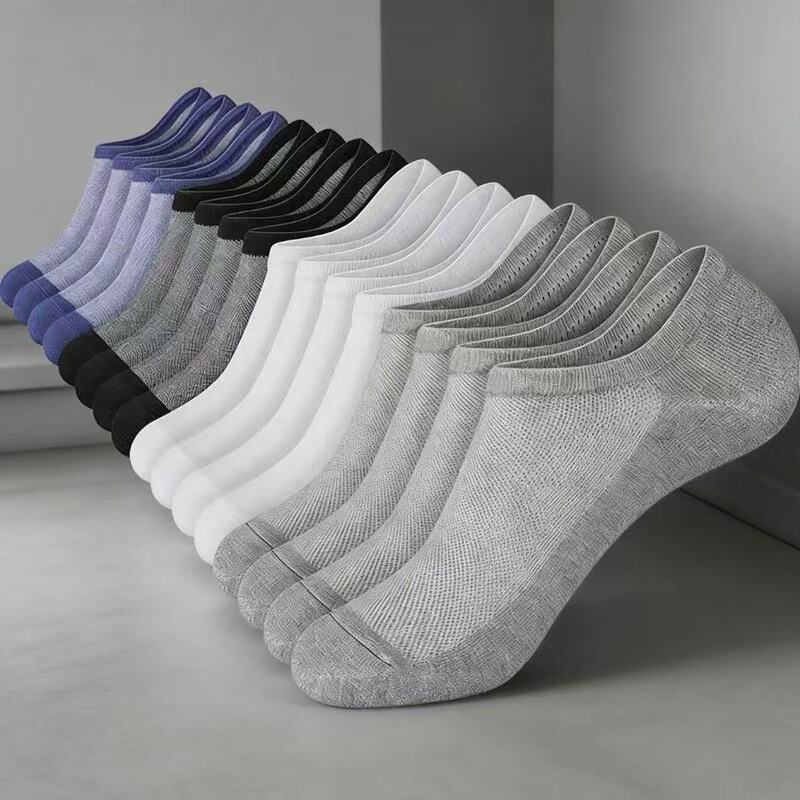 【Hot Sale】New Cross-Border Dropshipping No-Show Socks Men's Low-Cut Ankle Socks Casual Cotton Socks Thin Style