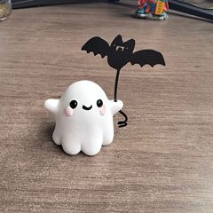 クロスボーダー新ゴーストウォーキングドッグミニゴーストウォーキングドッグ像ハロウィン装飾ゴースト
