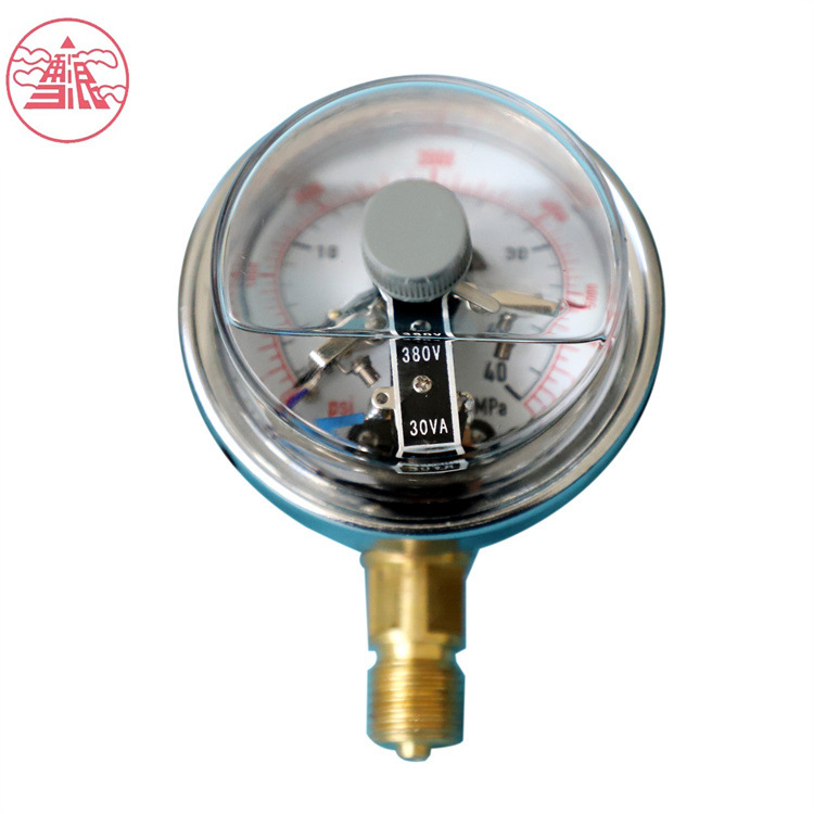 雪浪特种仪表 YNXC-100耐震磁助式电接点压力表1.6MPa控制器