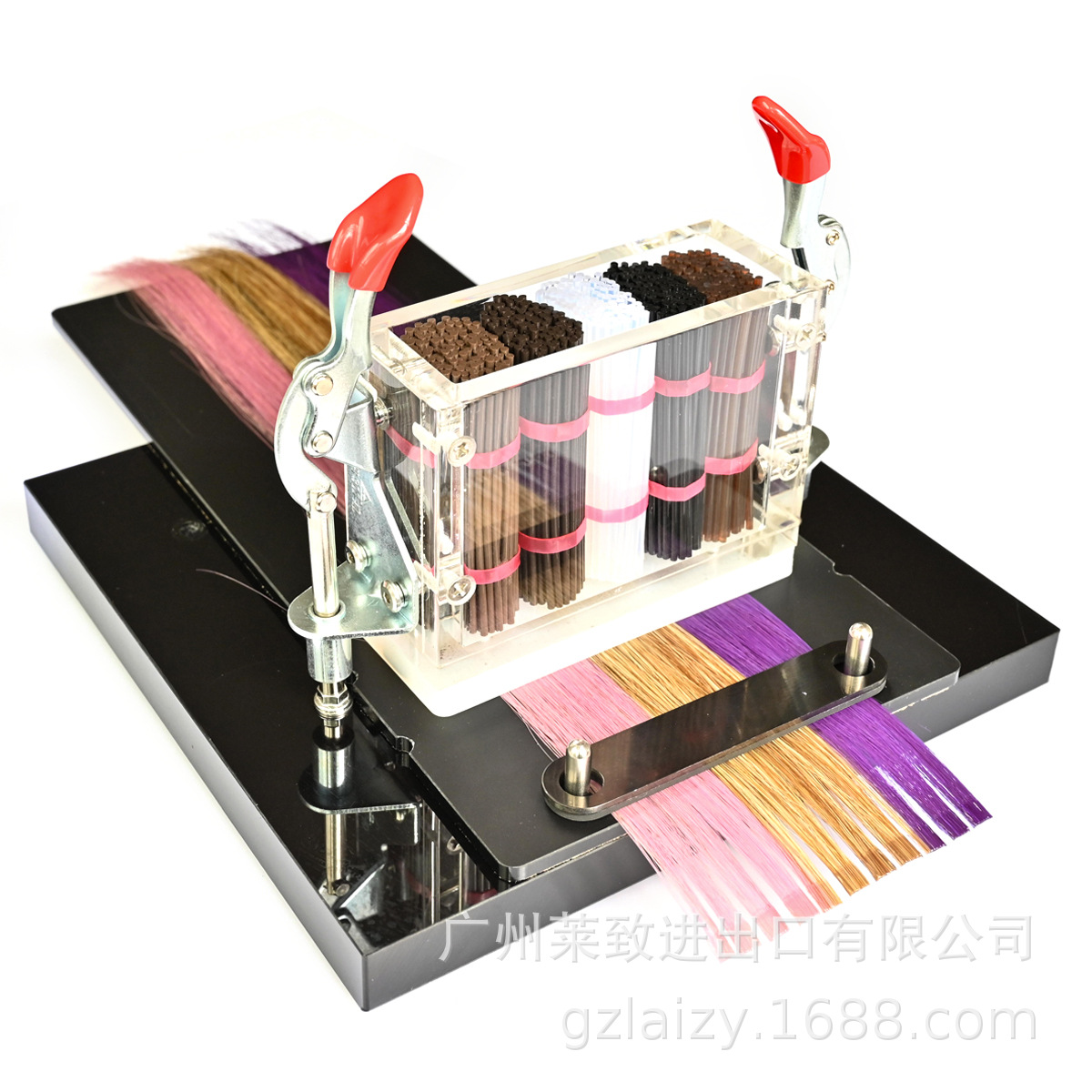 Hair Extension Production Tools Italian Mini Keratin Glue Strips Nano Hair Extension Flat-Making Machine Set