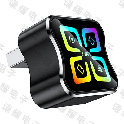 Box, Smart Reverse Control – Simsiz CarPlay və Android Auto - q1bf-black-label-metal-glass-apple-android-mirror-casting-android-auto-4-in-1-carplay-box-only-compatible-with-overseas-systems