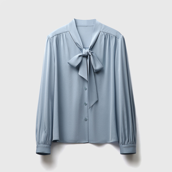 Autumn elegant shirt with bow