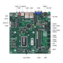 多串口ITX游戏主板酷睿i3i5LVDS EDP双千兆网口工业级工控主板