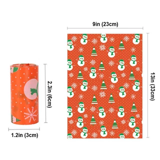 圣诞礼品袋圣诞节宠物垃圾袋可降解双色印刷一次性厂家直销