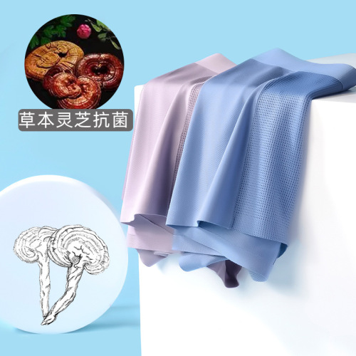 New Men's Underwear 80 Count Lenzing Modal Mesh Mid-waist Breathable Seamless Antibacterial Boxer Briefs Wholesale