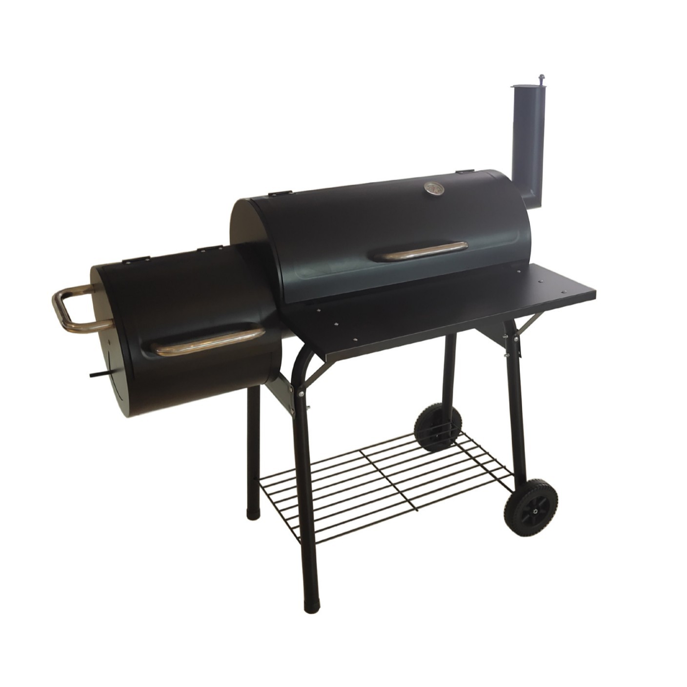 Fábrica especializada en la producción de horno de barbacoa 30cm doble estufa barbacoa al aire libre niño y madre estufa barbacoa parrilla con ruedas horno de barbacoa