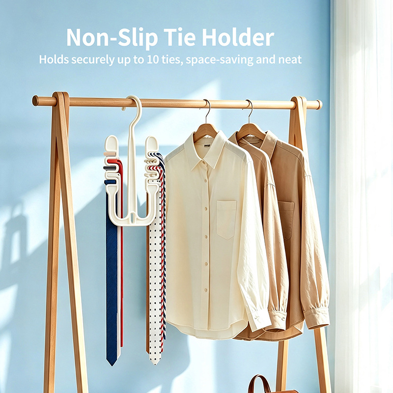 26 types of cross-border household belt hangers, 10-hole belt organizer, tie rack, scarf storage tool
