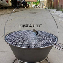铸铁火盆烤火炉烧烤便携式取暖农村老式木炭炉户外室内碳火炉