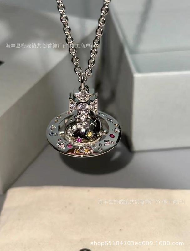 西太后限定款月神话项链稀有orb项链霓虹彩钻超美|undefined
