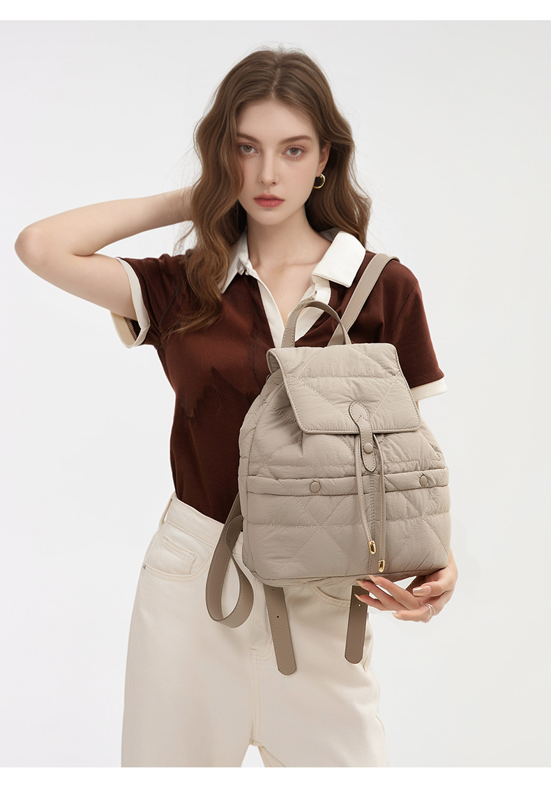 Damentasche Damenrucksack Nischendesign Persönlichkeitstrend einfache Mode Schultasche_voghion.com