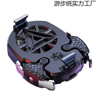Mobile Phone Artifact All-In-One Radiator Two-Speed Speed-Adjustable Two-In-One Auxiliary Air-Cooled Cooling New Generation Silent