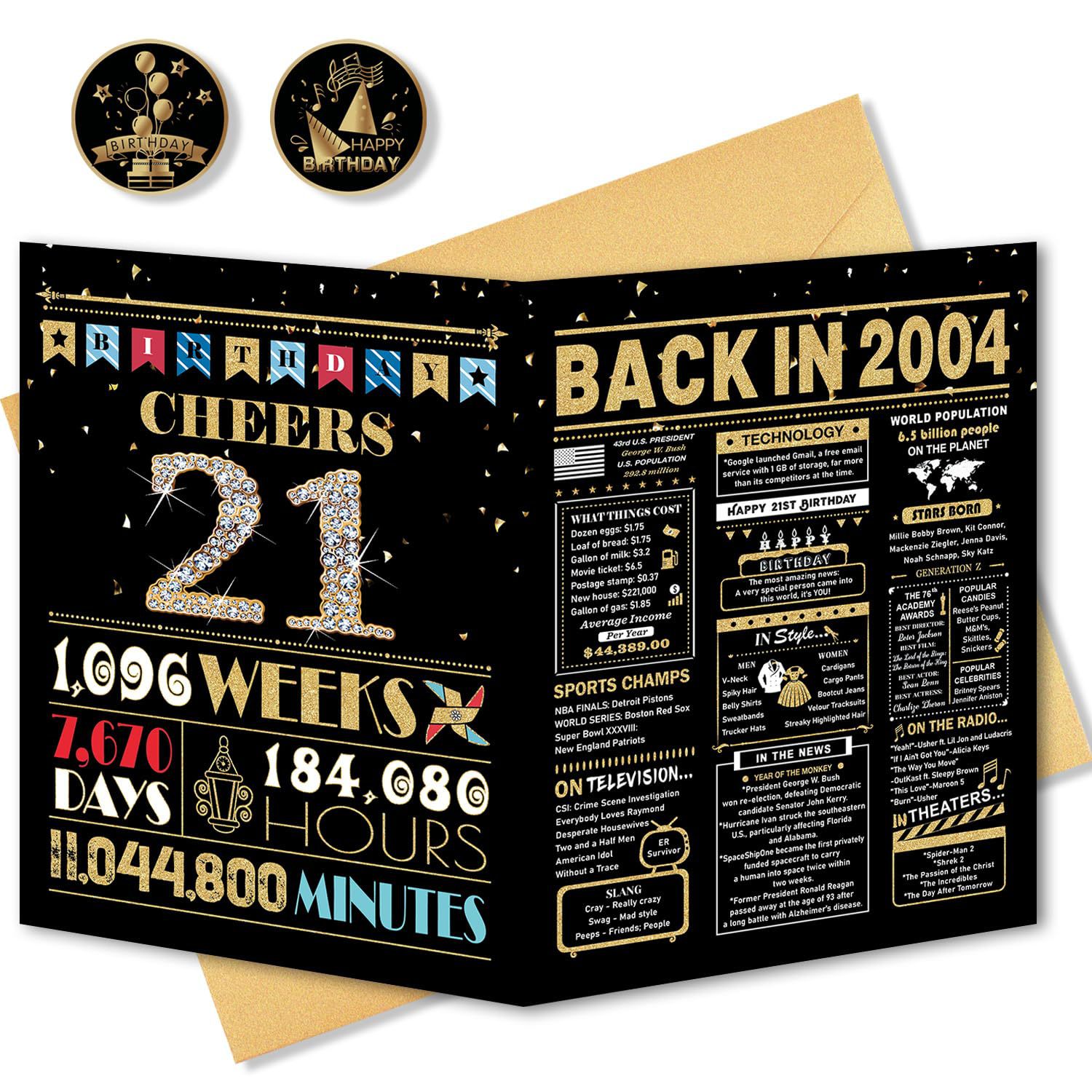 스티커가 없는 21 블랙 골드