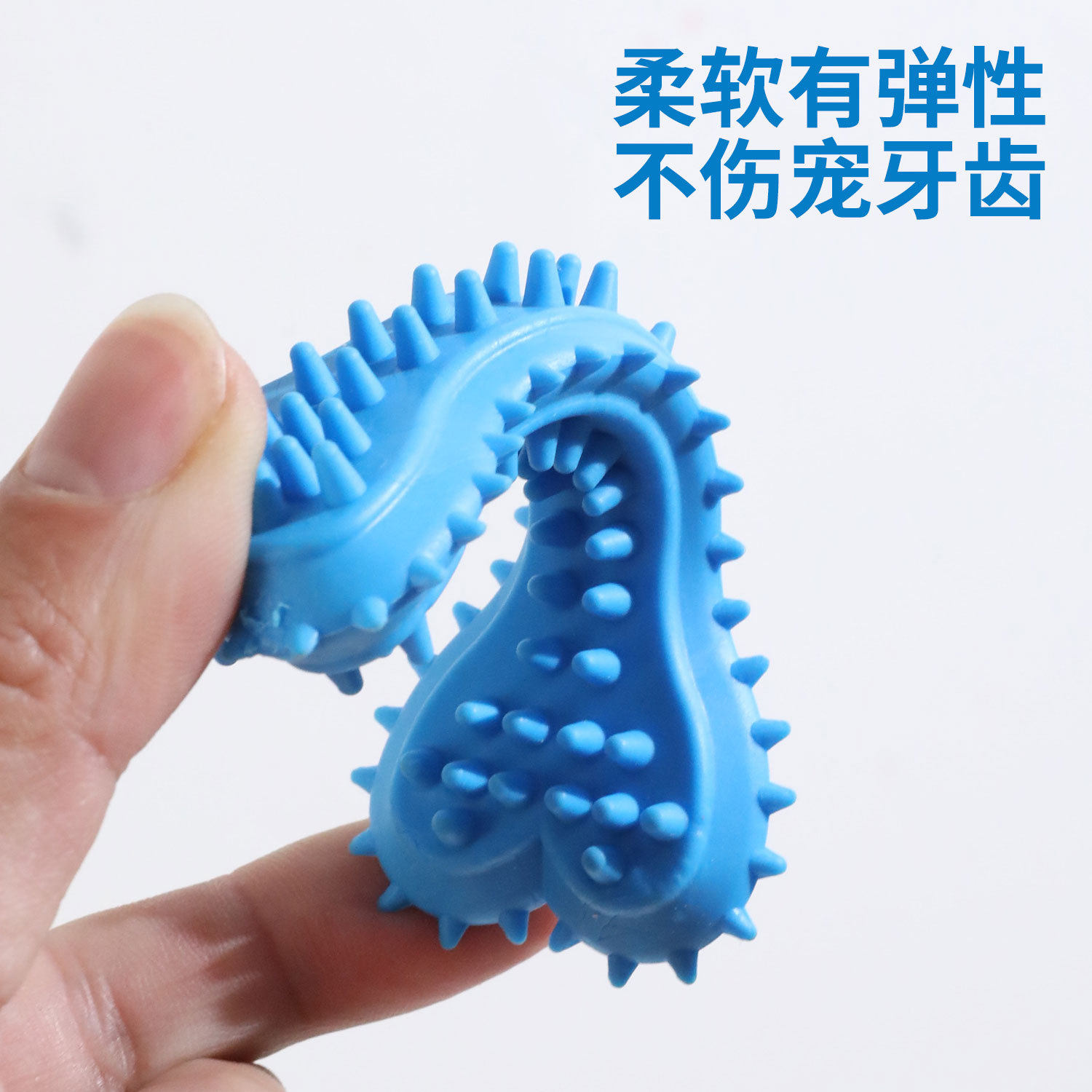 Juguetes para morder para mascotas al por mayor TPR para perros, dientes molares para mascotas, huesos para aliviar el aburrimiento y los suministros de sonido para morder, juguetes para perros