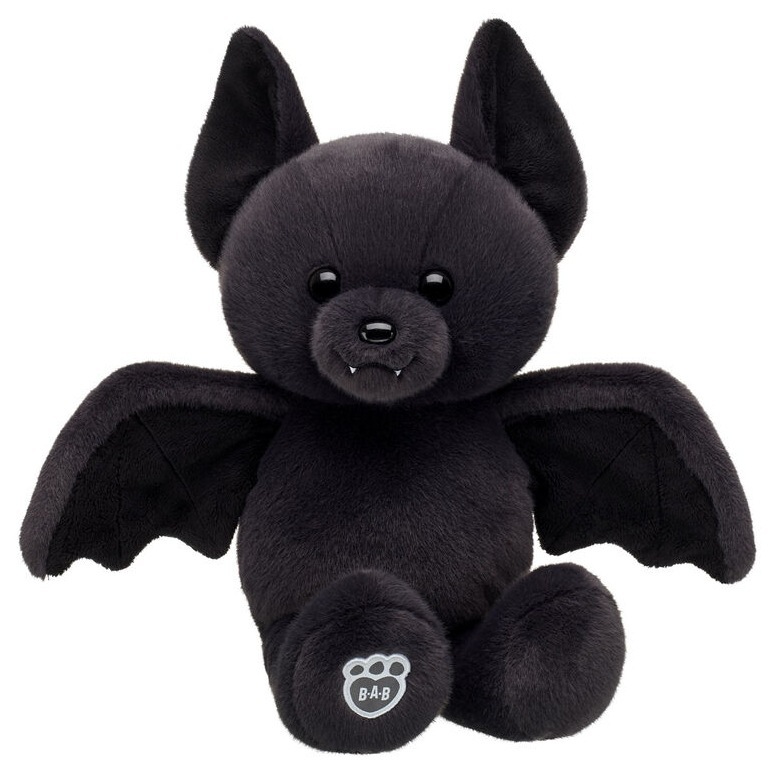 跨境 Build A Bear Posable Bat Plush 2025万圣节蝙蝠毛绒玩具|undefined