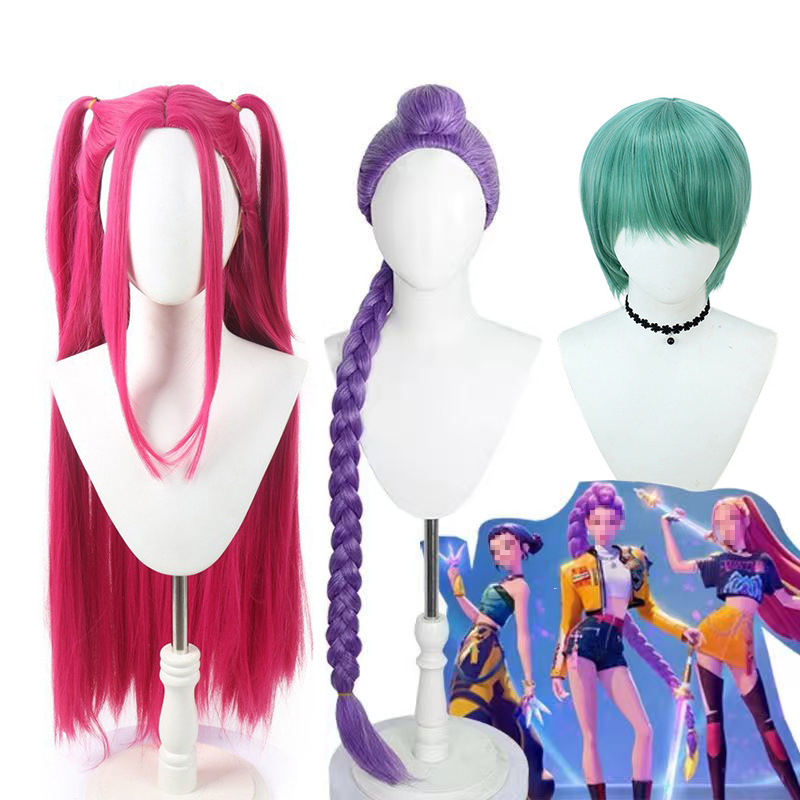 Skpop Caza de brujas para adultos cos pelucas babe mirra zoey Rumi estilo niños cos pelucas