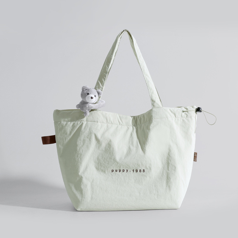 Designer Puff Fabric Bag for Women, Simple, Fashionable, Cute, Casual, Commuting Shoulder Bag, Large Capacity Tote Bag, Ultra-Lightweight