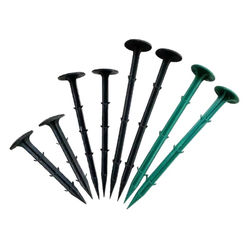 Завод прямые поставки пластиковые шлифованные гвозди анти-трава ткань грунт гвоздь Садоводство грунт гвоздь Фруктовый сад пластиковый грунт гвоздь прополка ткань грунт гвоздь