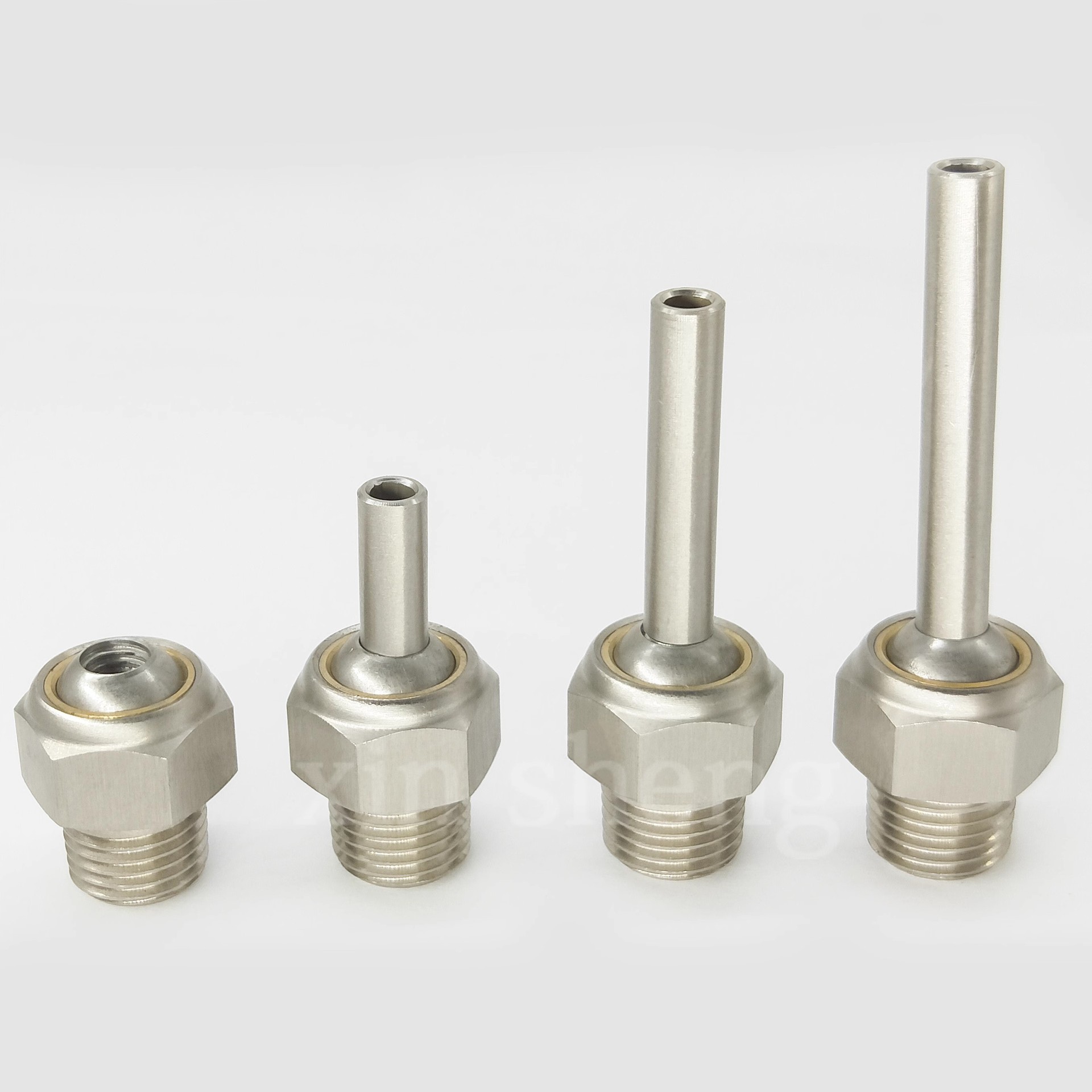 不锈钢高压机床冷却喷水嘴球型喷头铣床雕刻机喷嘴