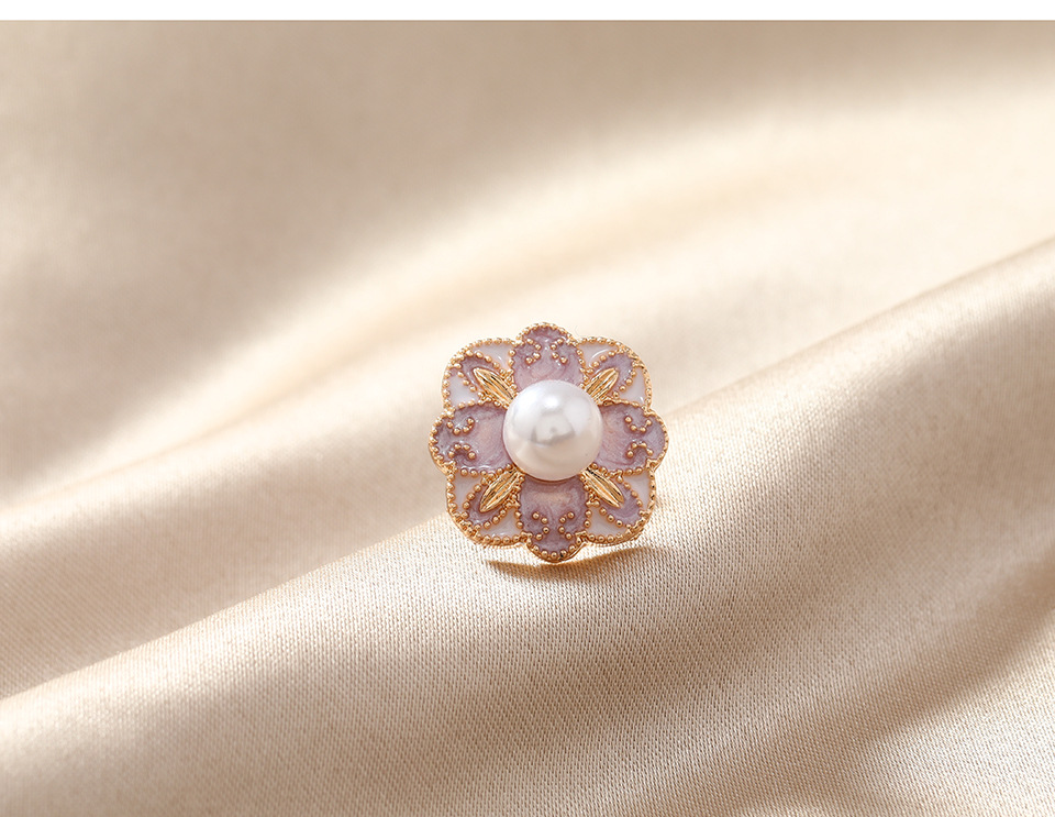 Cute Retro Flower Alloy Enamel Unisex Brooches display picture 2