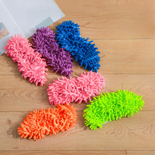Cross-border Shaggy Swiffer Mop Slippers Household Lazy Mop Shoe Covers Sweeping Cleaning Replaceable Mop Head Wholesale