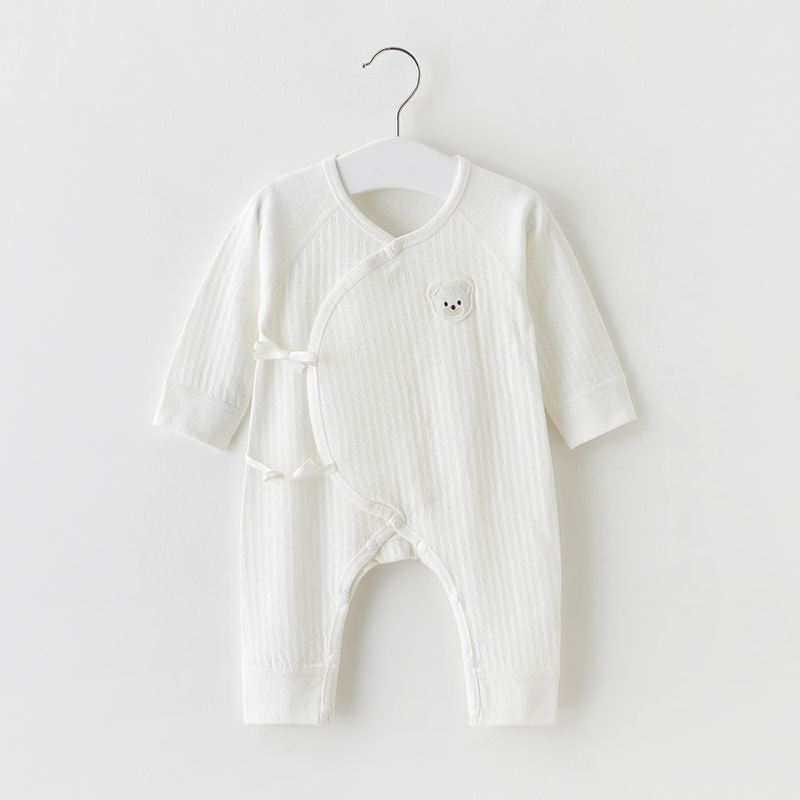 Ropa de bebé recién nacido para primavera y otoño, algodón puro, pijamas finos, pelele, traje para gatear, body para bebé recién nacido.