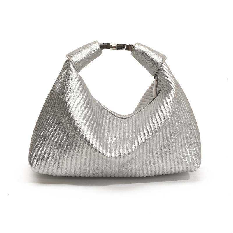 Bolso de moda coreano 2025 verano nuevo bolso femenino estilo ins bolso de hombro simple bolso de mensajero a rayas simple